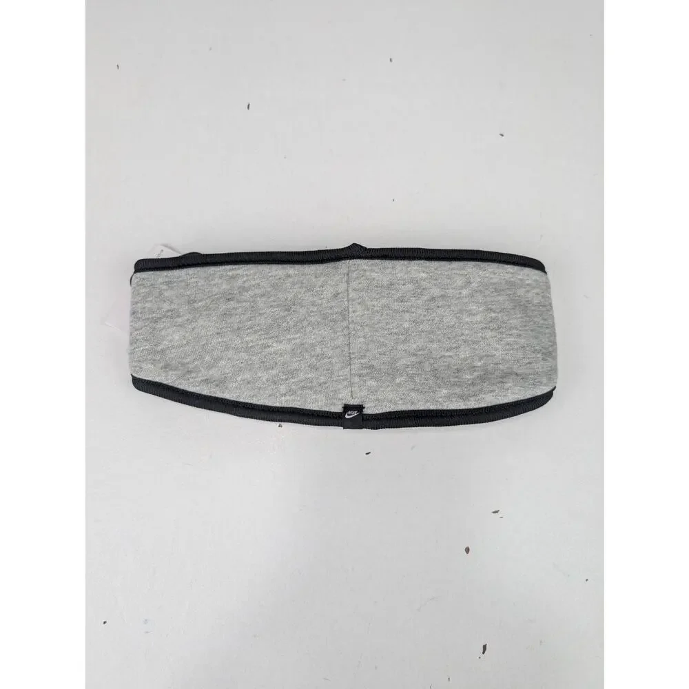 Nike Youth One-Size Club Fleece Headband - Gray/Black